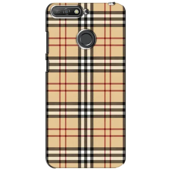 Чехол с рисунком «Burberry стиль» для Huawei Y6 Prime 2018 Чехол с рисунком «Burberry стиль» для Huawei Y6 Prime 2018