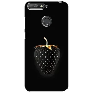 Чохол з зображенням смачної їжі для Huawei Y6 Prime 2018 (Чорна полуниця)