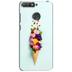 Чохли з тематикою "КВІТИ" на Huawei Y6 Prime 2018 (Квітка-морозиво)