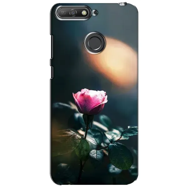 Чехол с рисунком «Цветок ночной» для Huawei Y6 Prime 2018 Чехол с рисунком «Цветок ночной» для Huawei Y6 Prime 2018
