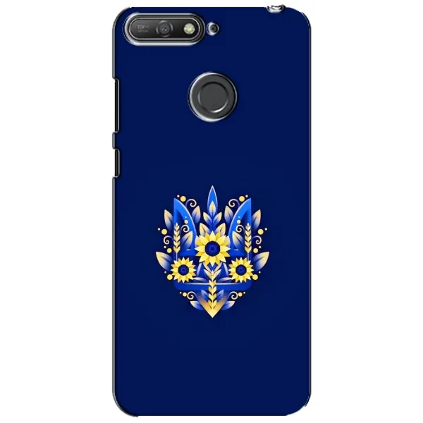 Чохол з малюнком «Квітучий Герб» для Huawei Y6 Prime 2018