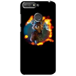 Чохол Супергерої Марвел на Хуавей У6 Прайм (2018) (Енот Ракета)