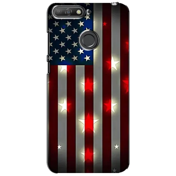 Чехол с рисунком «Флаг США 2» для Huawei Y6 Prime 2018