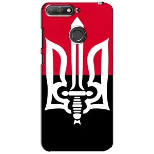 Чохли УПА (Червоно-Чорний) на Huawei Y6 Prime 2018 (Герб України)