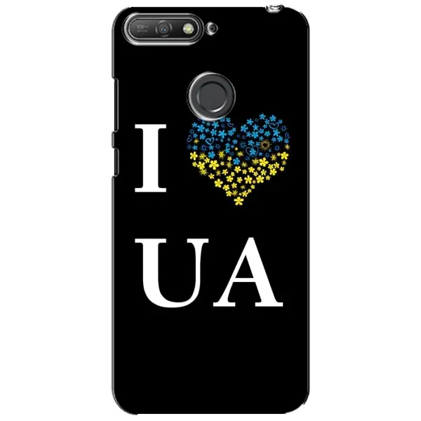 Чехол с рисунком «I Love UA» для Huawei Y6 Prime 2018 Чехол с рисунком «I Love UA» для Huawei Y6 Prime 2018