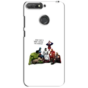 Чохли для Huawei Y6 Prime 2018 (Для Християн) (Ісус супергерой)