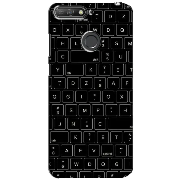 Чехол с рисунком «Клавиатура» для Huawei Y6 Prime 2018