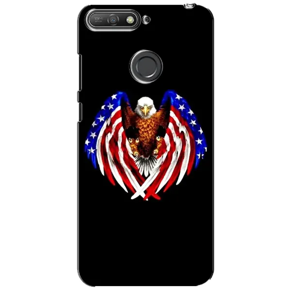 Чехол с рисунком «Крылья США» для Huawei Y6 Prime 2018