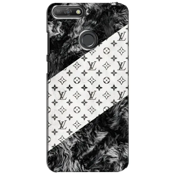 Чехол с рисунком «LV на белом» для Huawei Y6 Prime 2018 Чехол с рисунком «LV на белом» для Huawei Y6 Prime 2018