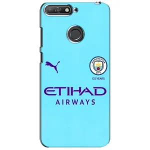 Силіконові Чохли з принтом Футбол на Huawei Y6 Prime 2018 (Man City)