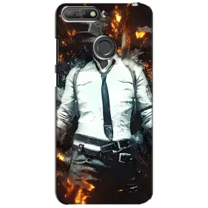 Чохол з картинкою "Герой Pubg" на Huawei Y6 Prime 2018 (Man Пубг)