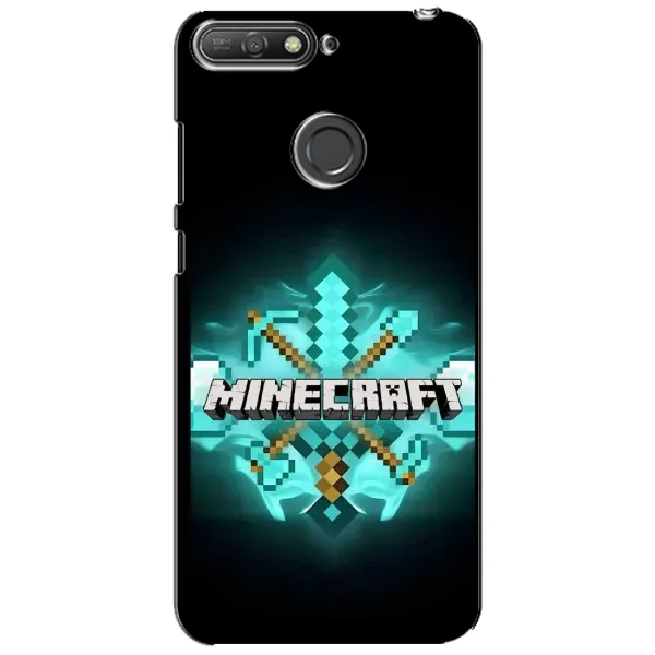 Чехол с рисунком «MineCraft 2» для Huawei Y6 Prime 2018