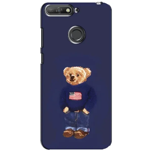 Чехол с рисунком «Мишка USA» для Huawei Y6 Prime 2018