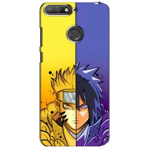 Чехол с рисунком «Naruto Vs Sasuke» для Huawei Y6 Prime 2018