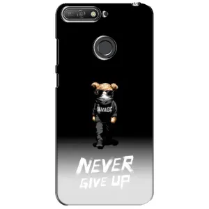 Чехол с рисунком «Never» для Huawei Y6 Prime 2018