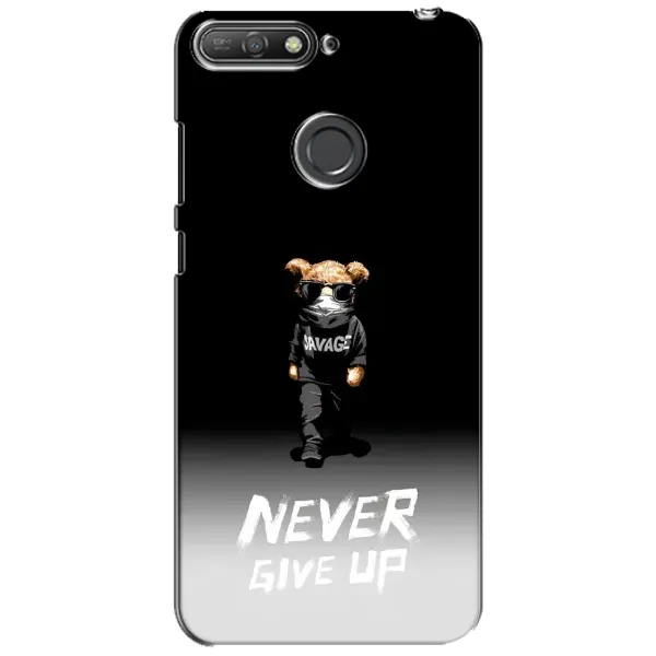 Чехол с рисунком «Never» для Huawei Y6 Prime 2018