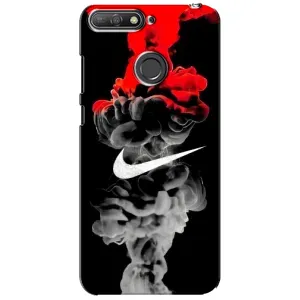 Силіконовый Чохол на Huawei Y6 Prime 2018 з картинкою НАЙК (Nike дим)
