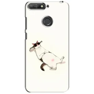 Чохол на тематику: Коти для Huawei Y6 Prime 2018 (Відпочинок)