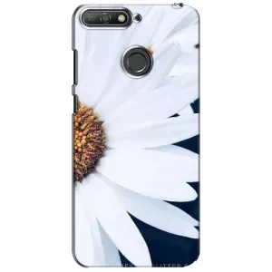 Чохол з ромашками на Huawei Y6 Prime 2018 (Пів ромашки)