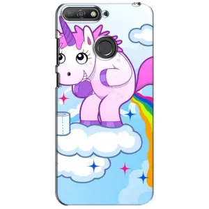 Чохол Unicorn на Huawei Y6 Prime 2018 (Веселка Єдиноріга)