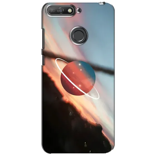Чехол с рисунком «Сатурн» для Huawei Y6 Prime 2018 Чехол с рисунком «Сатурн» для Huawei Y6 Prime 2018