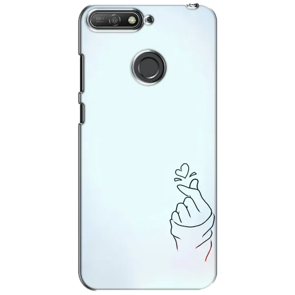 Чехол с рисунком «Сердце на голубом» для Huawei Y6 Prime 2018 Чехол с рисунком «Сердце на голубом» для Huawei Y6 Prime 2018