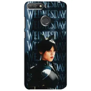 Чохол з картинкою Венсдей на Huawei Y6 Prime 2018 (Вендсдей з ушками)