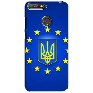 Чохол з Українською символікою на Хуавей У6 Прайм (2018) (Україна це Європа)
