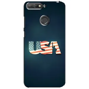 Чехол с рисунком «USA» для Huawei Y6 Prime 2018