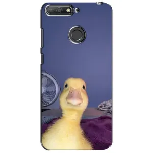 Бампер с принтом Мемы для Huawei Y6 Prime 2018 (Утка)