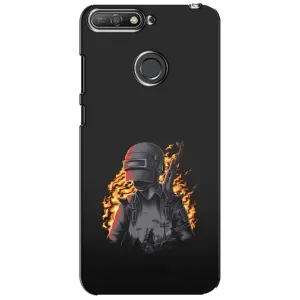 Чохол з картинкою "Герой Pubg" на Huawei Y6 Prime 2018 (В полум'ї)