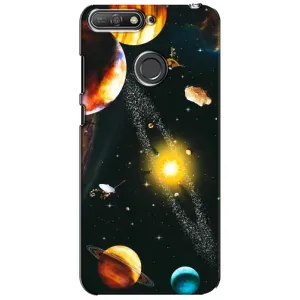 Чохол (ТПУ) з планетами на Huawei Y6 Prime 2018 (Вид з космосу)