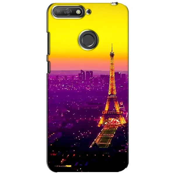 Чехол с рисунком «Яркая башня» для Huawei Y6 Prime 2018 Чехол с рисунком «Яркая башня» для Huawei Y6 Prime 2018