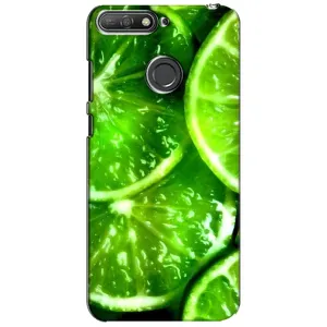 Чохол з зображенням смачної їжі для Huawei Y6 Prime 2018 (Яскравий Лайм)