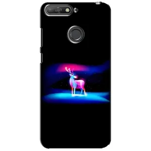 Силіконовий бампер з картинкою звірів для Huawei Y6 Prime 2018 (Яскравий олень)