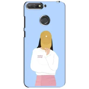 Силіконовый Чохол на Huawei Y6 Prime 2018 з картинкой Модных девушек (Жовта кепка)