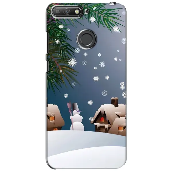 Чехол с рисунком «Зима» для Huawei Y6 Prime 2018