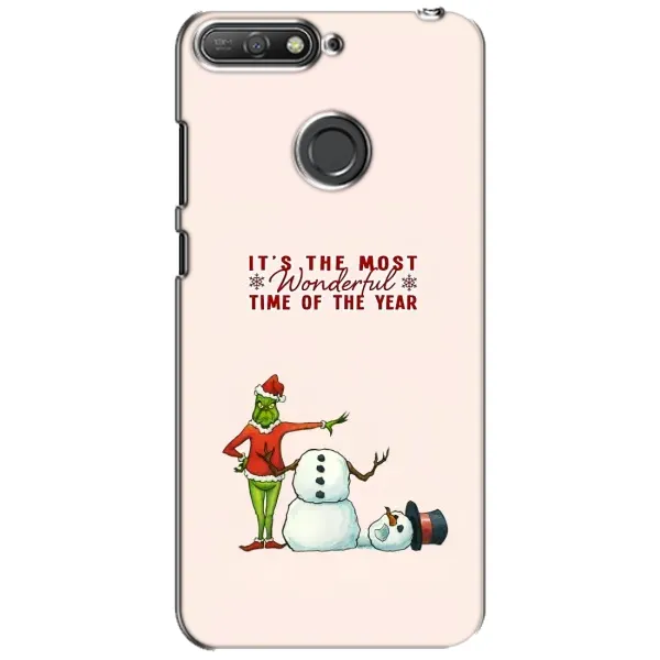 Чехол с рисунком «Злой Гринч» для Huawei Y6 Prime 2018