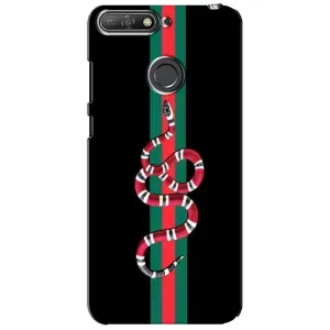 Чохли бренд ГУЧЧІ для Huawei Y6 Prime 2018 (Змій Гуччі)