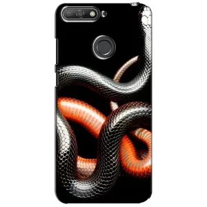 Чохли з зображенням різних тварин на Huawei Y6 Prime 2018 (Змія)