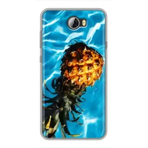Чохол з зображенням смачної їжі для Huawei Y5II (Ананас)