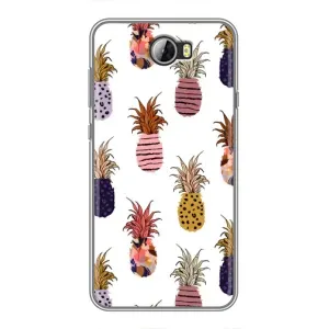 Чохол з зображенням смачної їжі для Huawei Y5II (Ананаси)