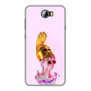 Чохол з Прикольним Принтом на Huawei Y5II (АРТ Статуя)