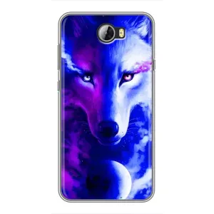 Чехол с Волком на Huawei Y5II (Арт-Волк)