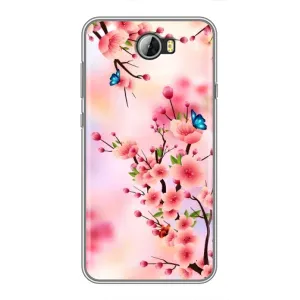 Чохол з картинкою Сакури на Huawei Y5II (Метелики на сакурі)