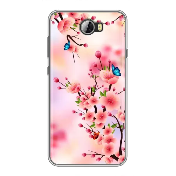 Чехол с рисунком «Бабочки на сакуре» для Huawei Y5II Чехол с рисунком «Бабочки на сакуре» для Huawei Y5II