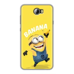 Мультяшный принт на Чехол для Хуавей У5II (Banana)