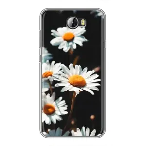 Чохол з ромашками на Huawei Y5II (Білі ромашки)