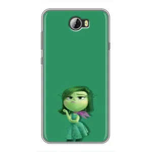 Чехол Головоломка для Huawei Y5II - (AlphaPrint) (Брезгливость)