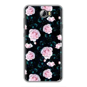 Чохли з принтом Троянд для Huawei Y5II (Чайні троянди)